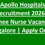 Apollo Hospitals Recruitment 2026 – Trainee Nurse Vacancy in Bangalore Apply Online
